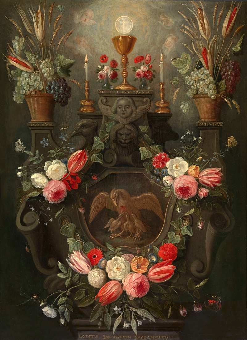 Nicolaes Van Verendael - The Holy Sacrament of the Altar