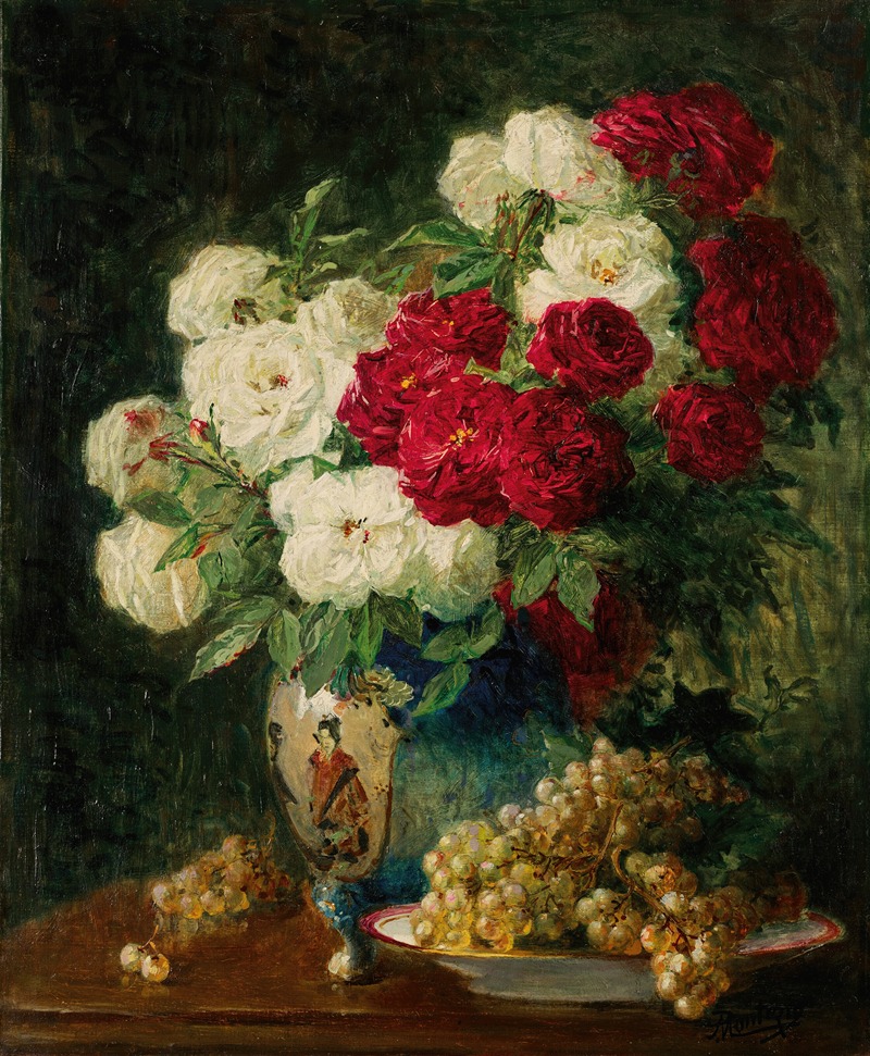 Pierre-Eugène Montézin - Bouquet de fleurs