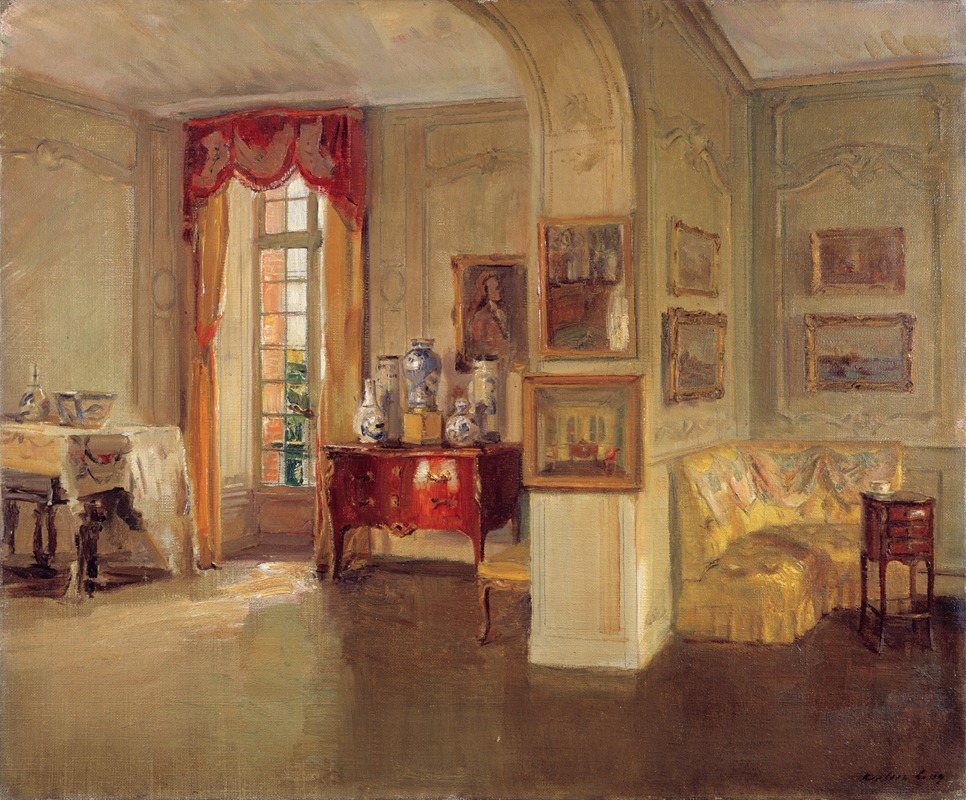 Walter Gay - Interior of Château du Bréau