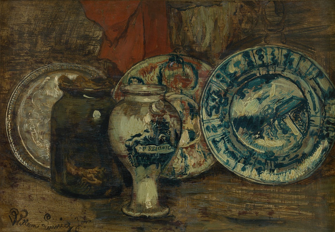 Willem Linnig the Younger - Pots and Dishes