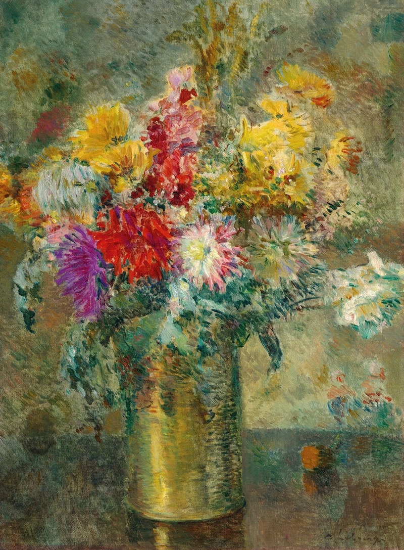 Albert Lebourg - Bouquet de fleurs