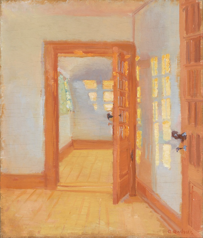 Anna Ancher - Interior. Brøndum’s annex