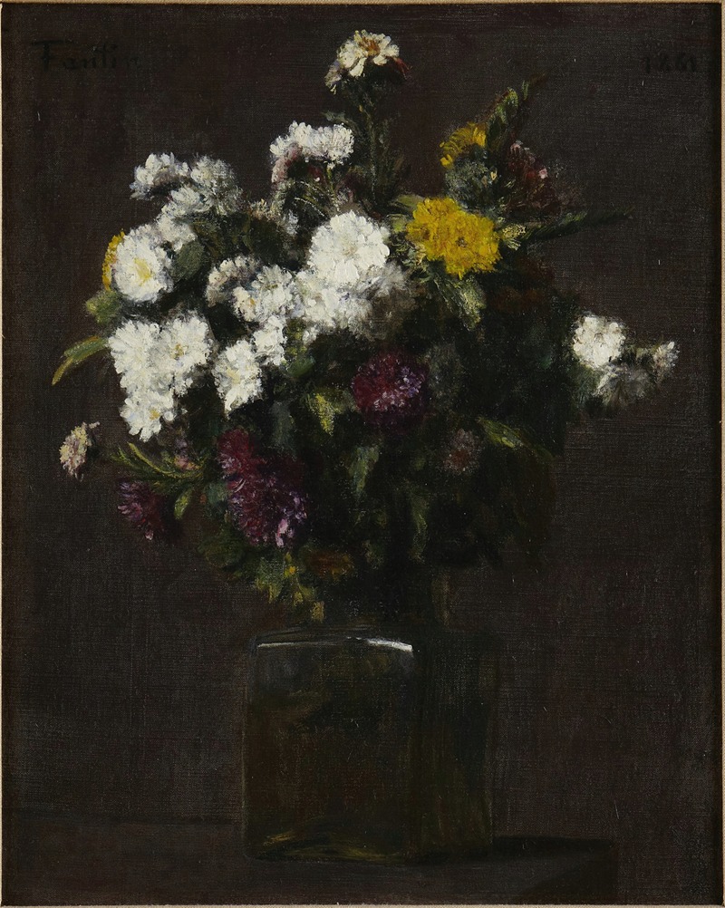 Henri Fantin-Latour - Vase of Flowers