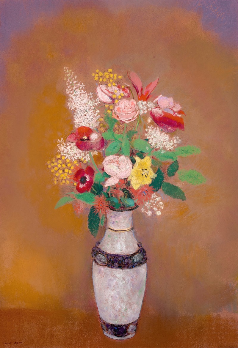 Odilon Redon - Vase de fleurs