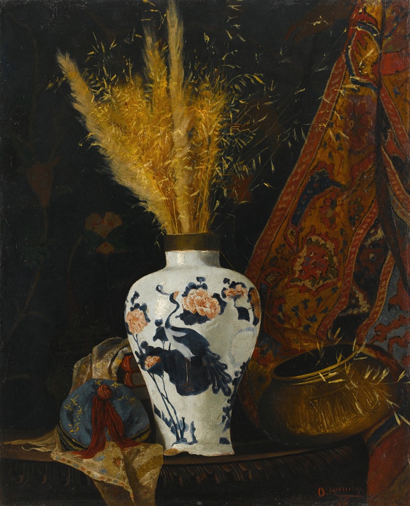 Osman Hamdi Bey - Flowers in a White Vase