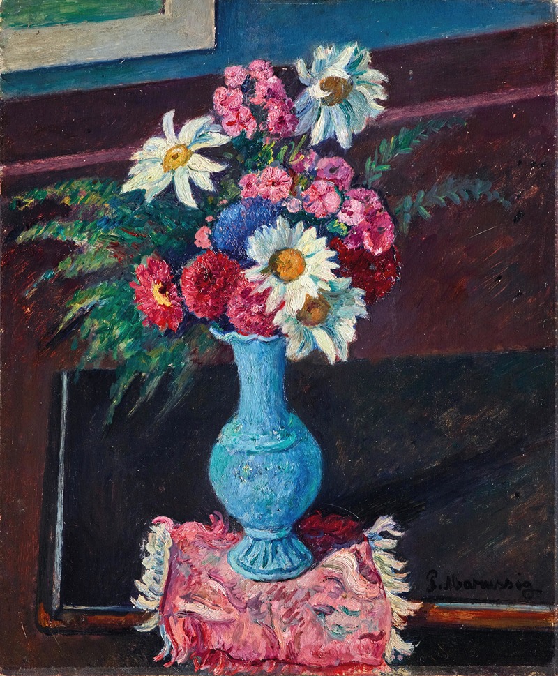 Piero Marussig - Vaso di fiori