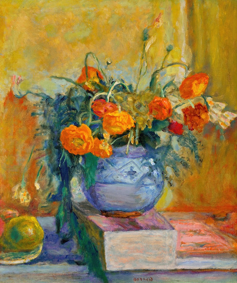 Pierre Bonnard - Renoncules au vase bleu