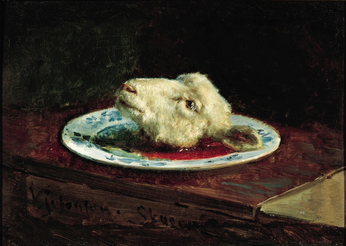 Viggo Johansen - Lamb’s head on a plate