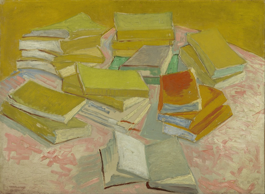 Vincent van Gogh - Piles of French novels