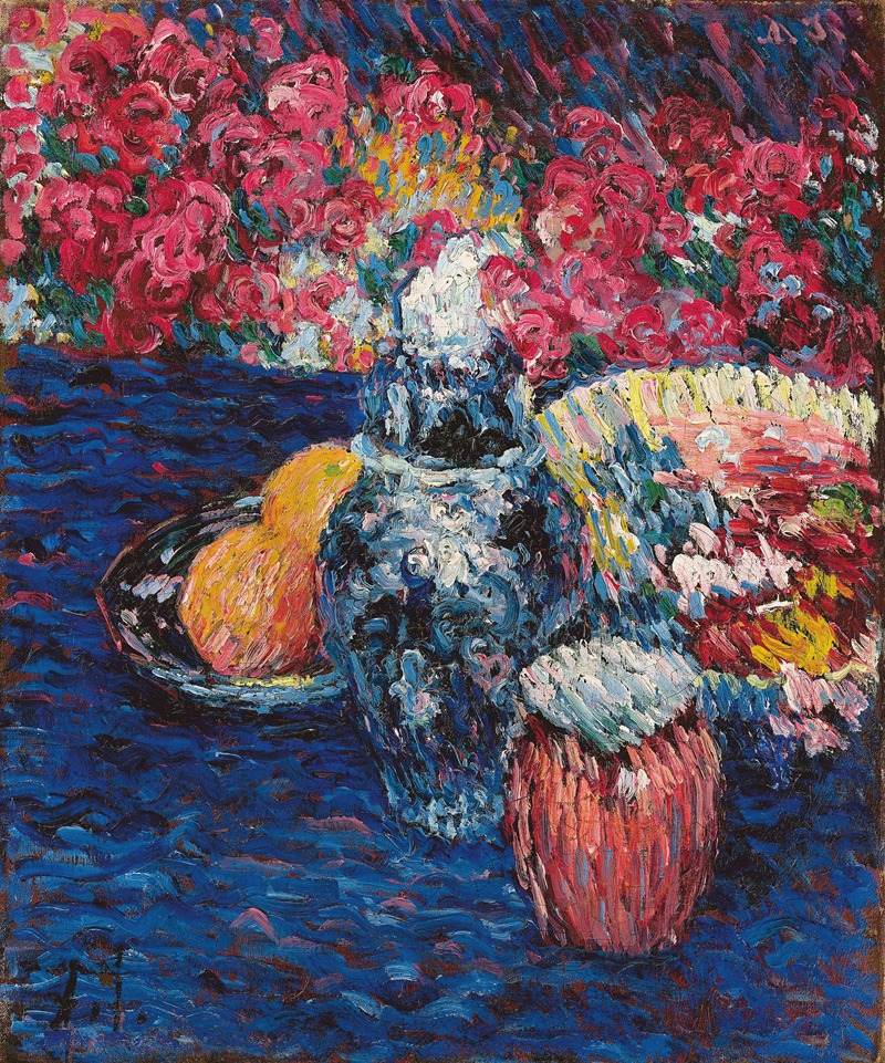 Alexej von Jawlensky - Stilleben mit Blumen und Früchten