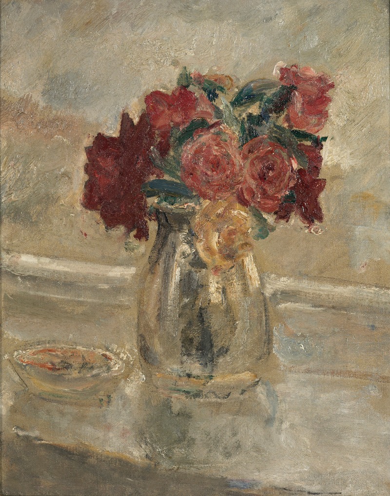 Dame Ethel Walker - Roses in a vase