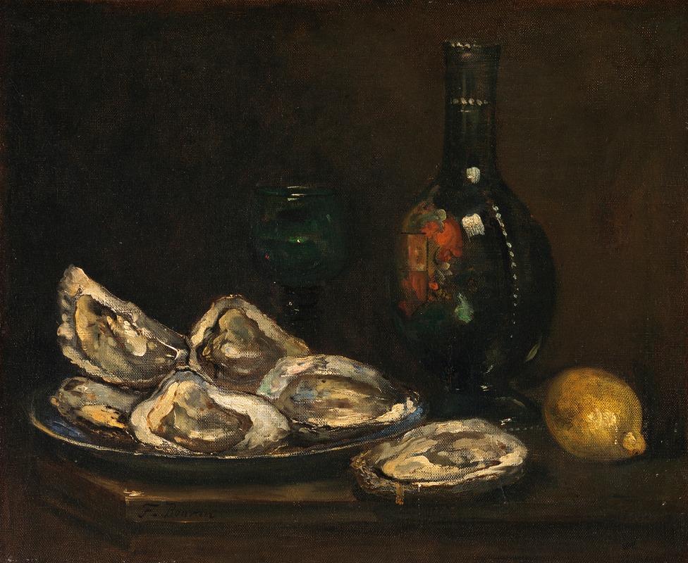 François Bonvin - Still Life with Oysters