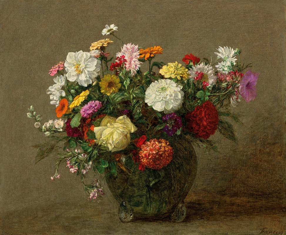 Henri Fantin-Latour - Bouquet de jardin