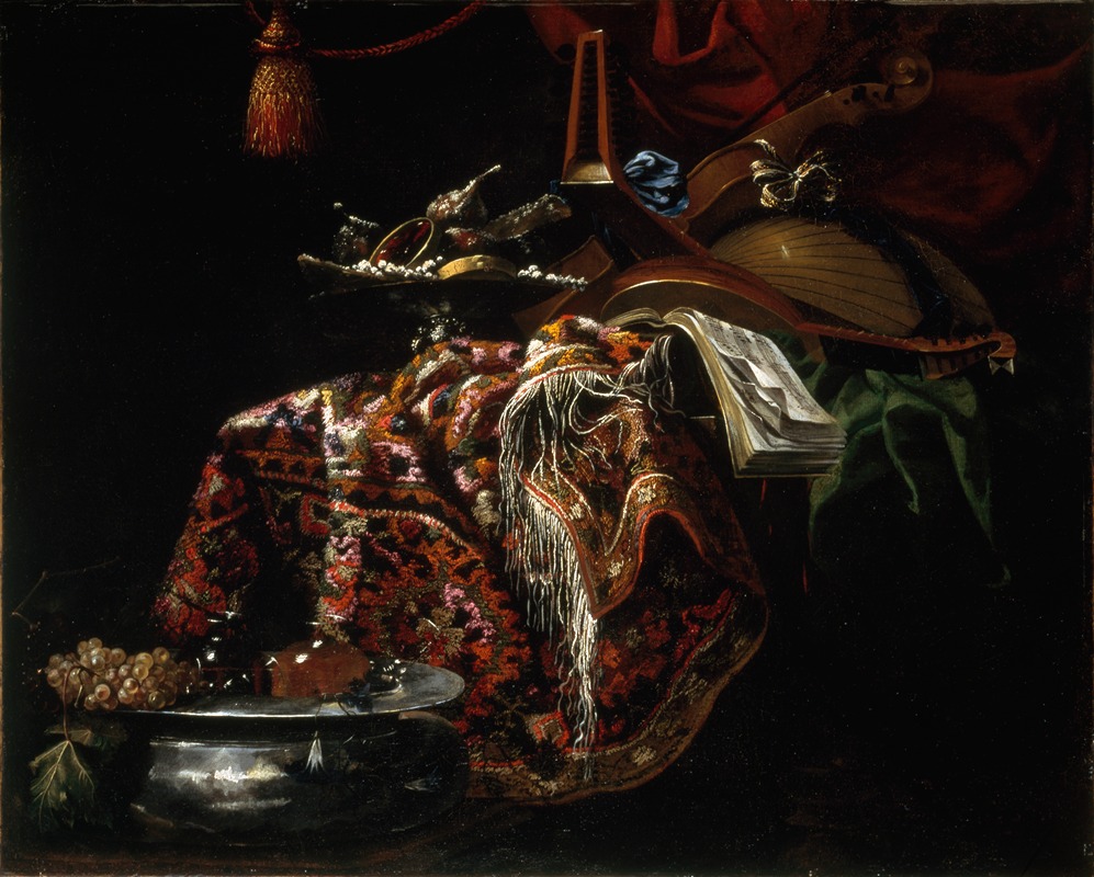 Master of the Carpets - Still Life with Musical Instruments