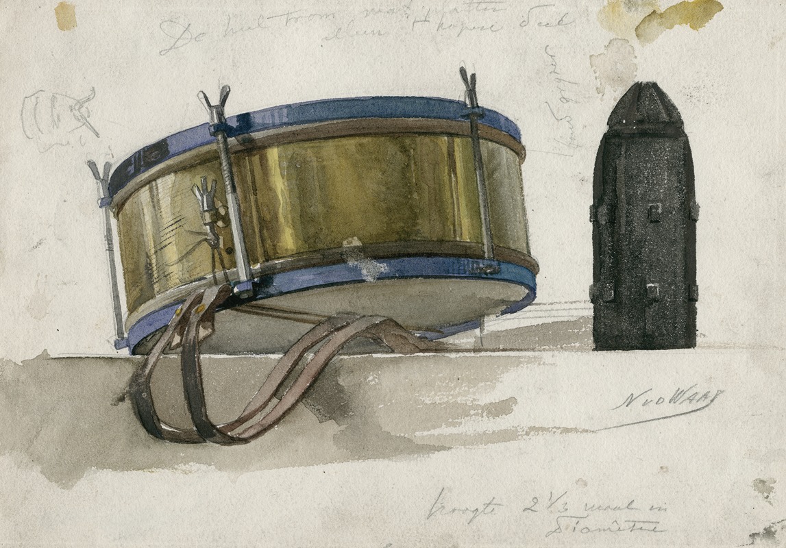 Nicolaas van der Waay - Trommel en een granaat