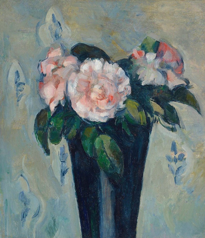 Paul Cézanne - Le vase bleu sombre