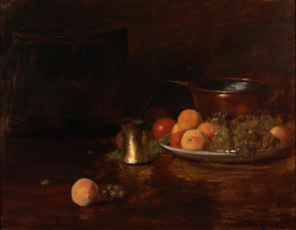 William Merritt Chase - Still Life-Fruit