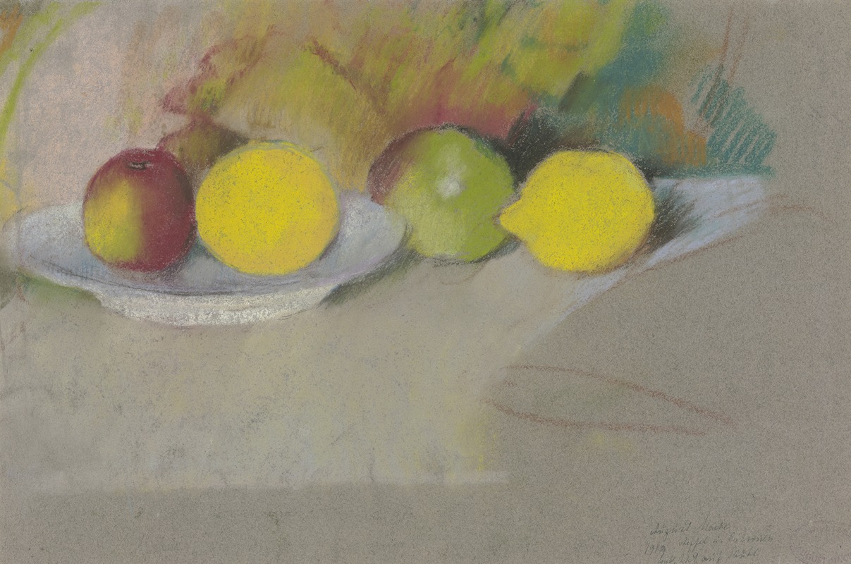 August Macke - Apples and lemons