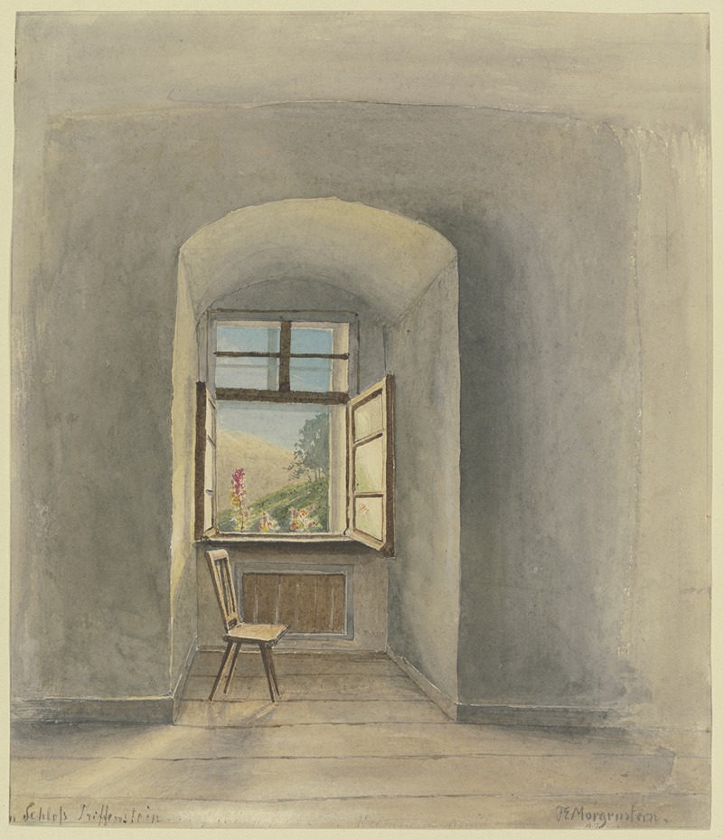 Friedrich Ernst Morgenstern - Fenster im Schloß Triffenstein am Main