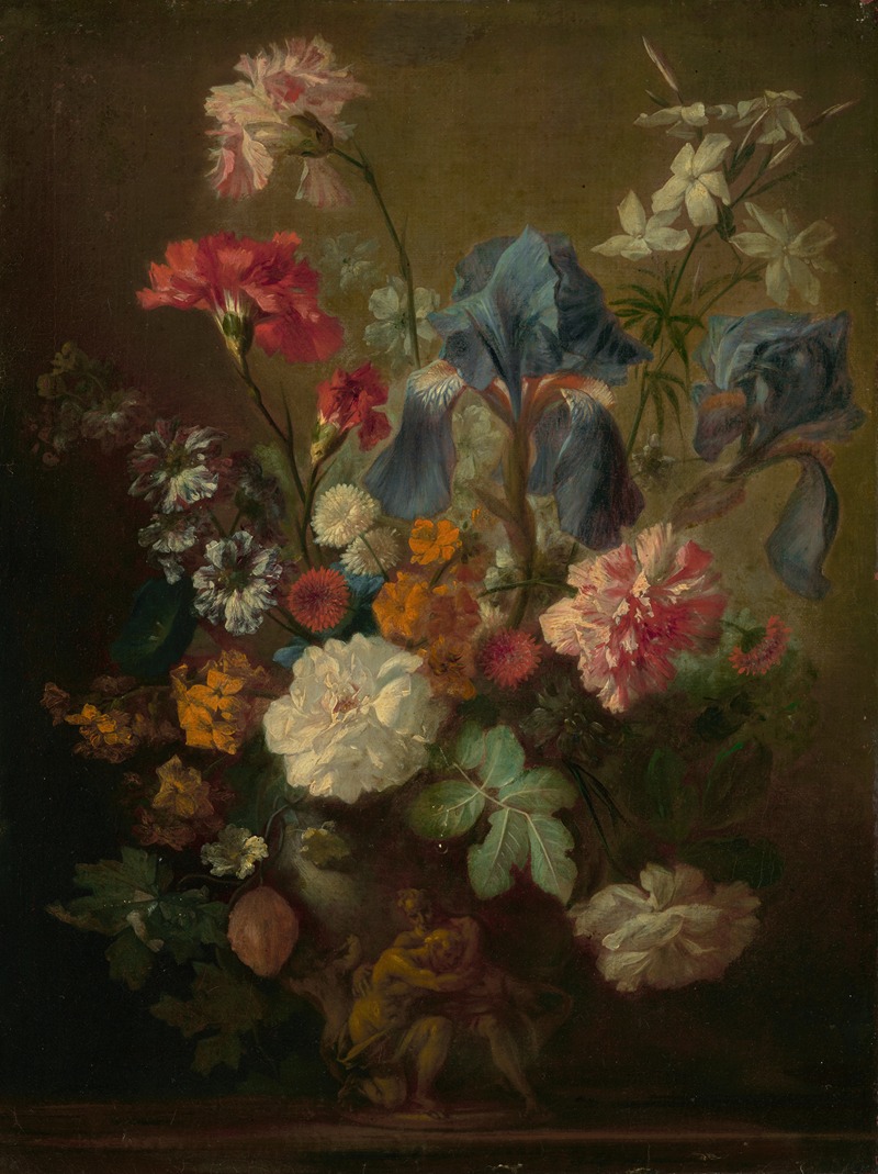 Follower of Jan van Huysum - Vase of Flowers, mid-18th century