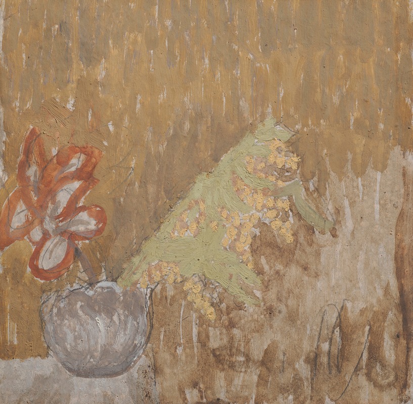 Gwen John - Mimosa and Flowers in a Vase