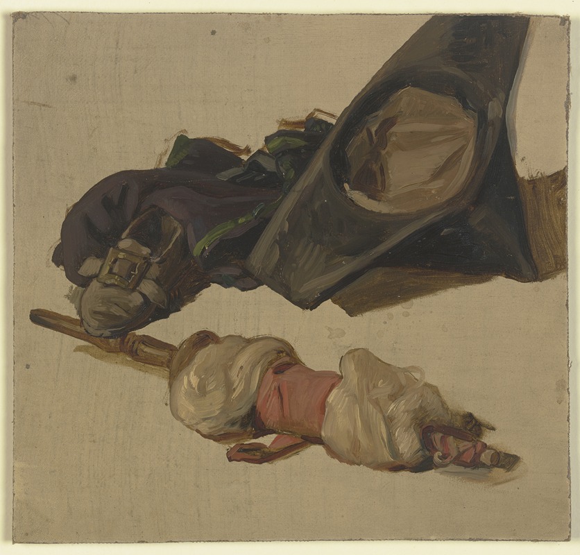 Jakob Becker - Hat, shoes and spindle