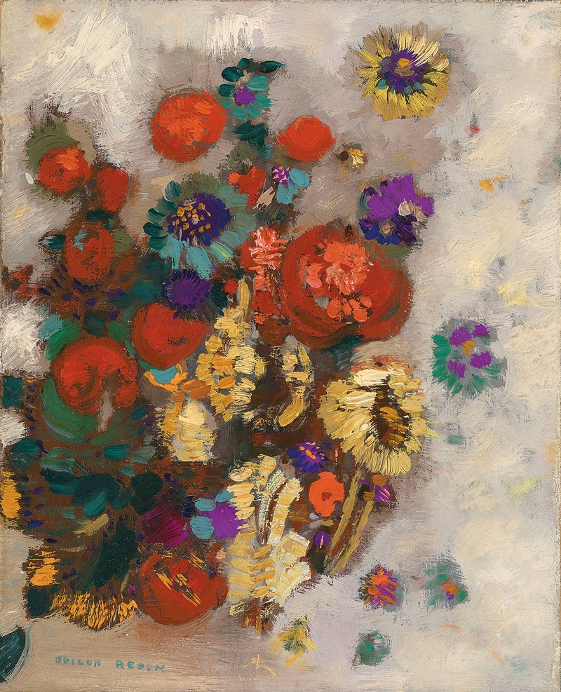 Odilon Redon - Bouquet de fleurs