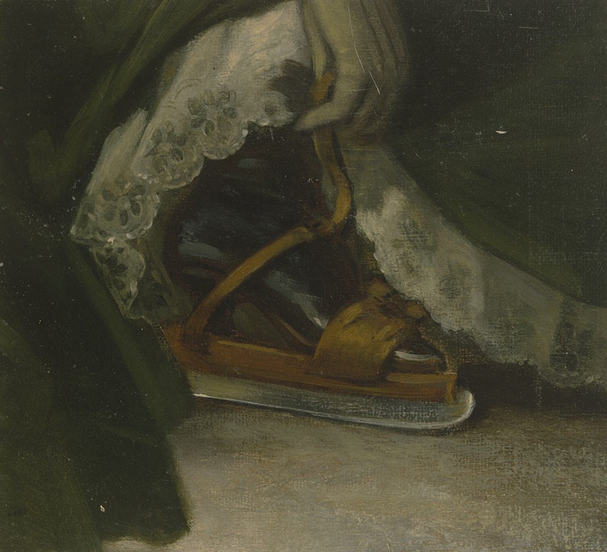 Philipp Rumpf - Fuß einer Dame mit Schlittschuh