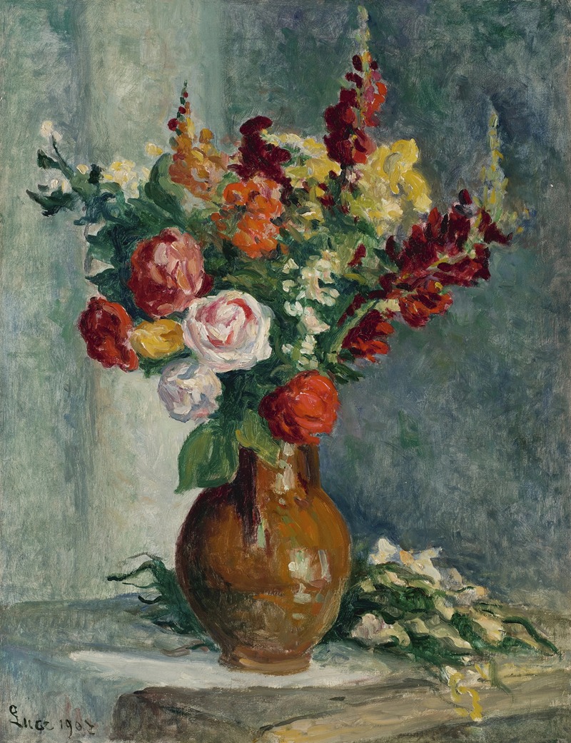 Maximilien Luce - Vase de fleurs
