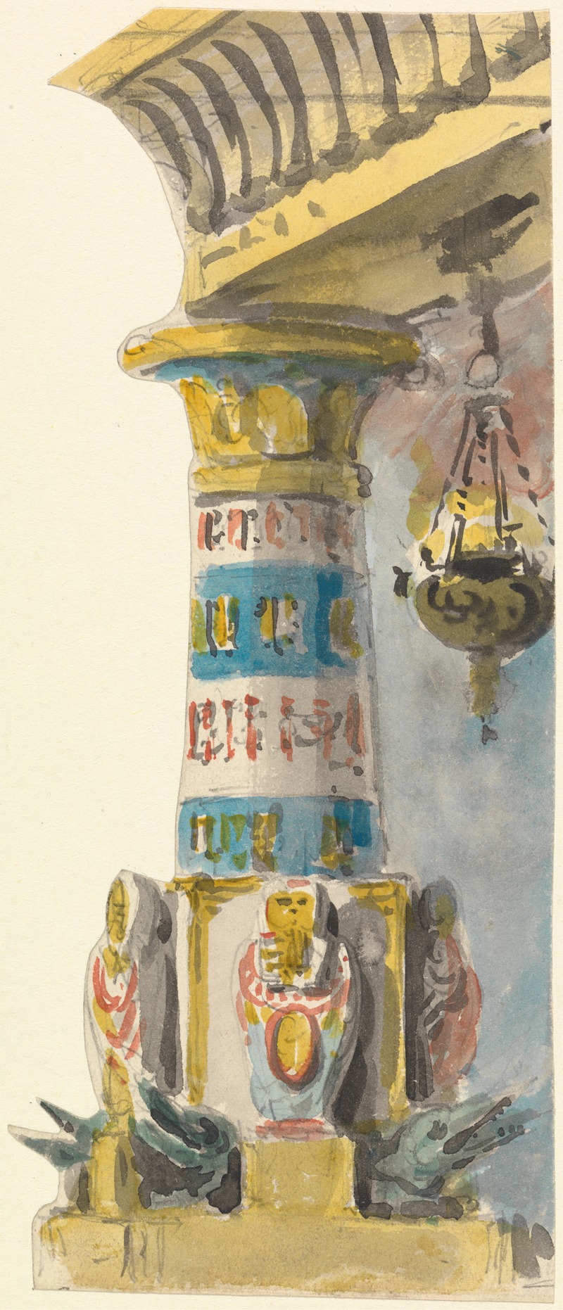 Thomas Grieve - Design for an Egyptian Column