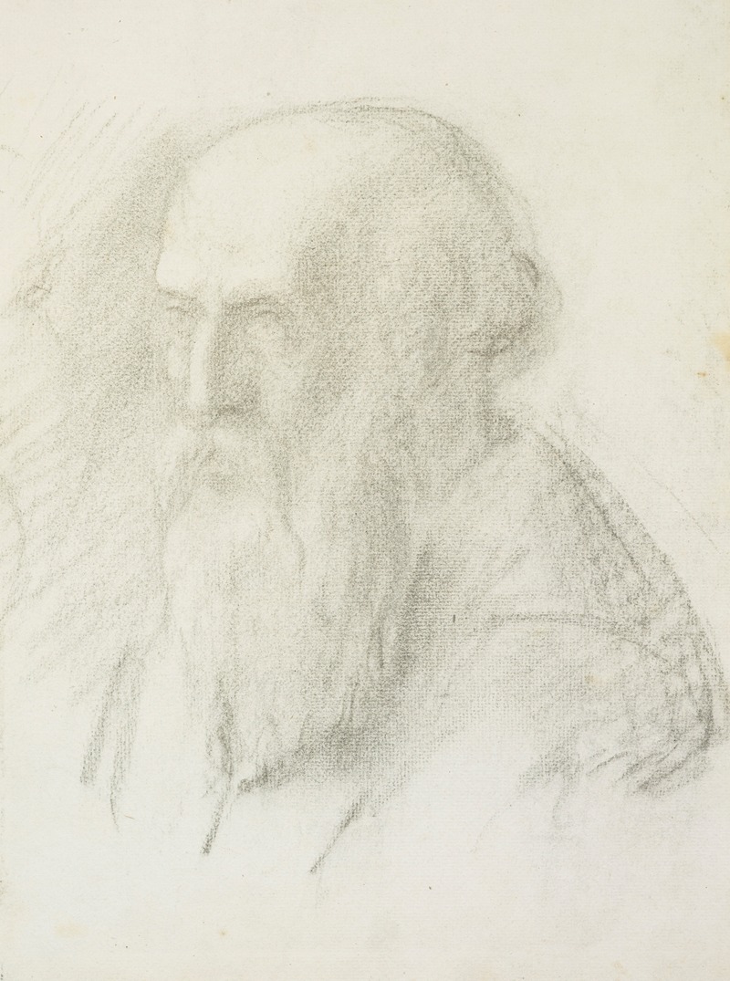 Petrus van der Velden - Head of an old man