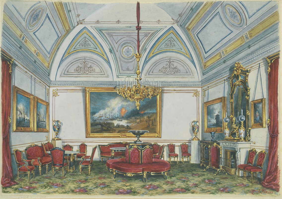 Aleksander Kolb - Winter Palace interior