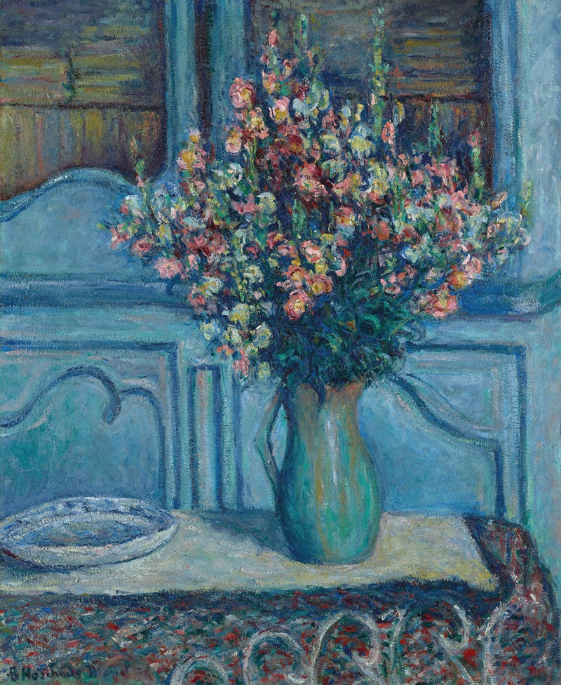 Blanche Hoschedé-Monet - Les mufliers, intérieur à Giverny