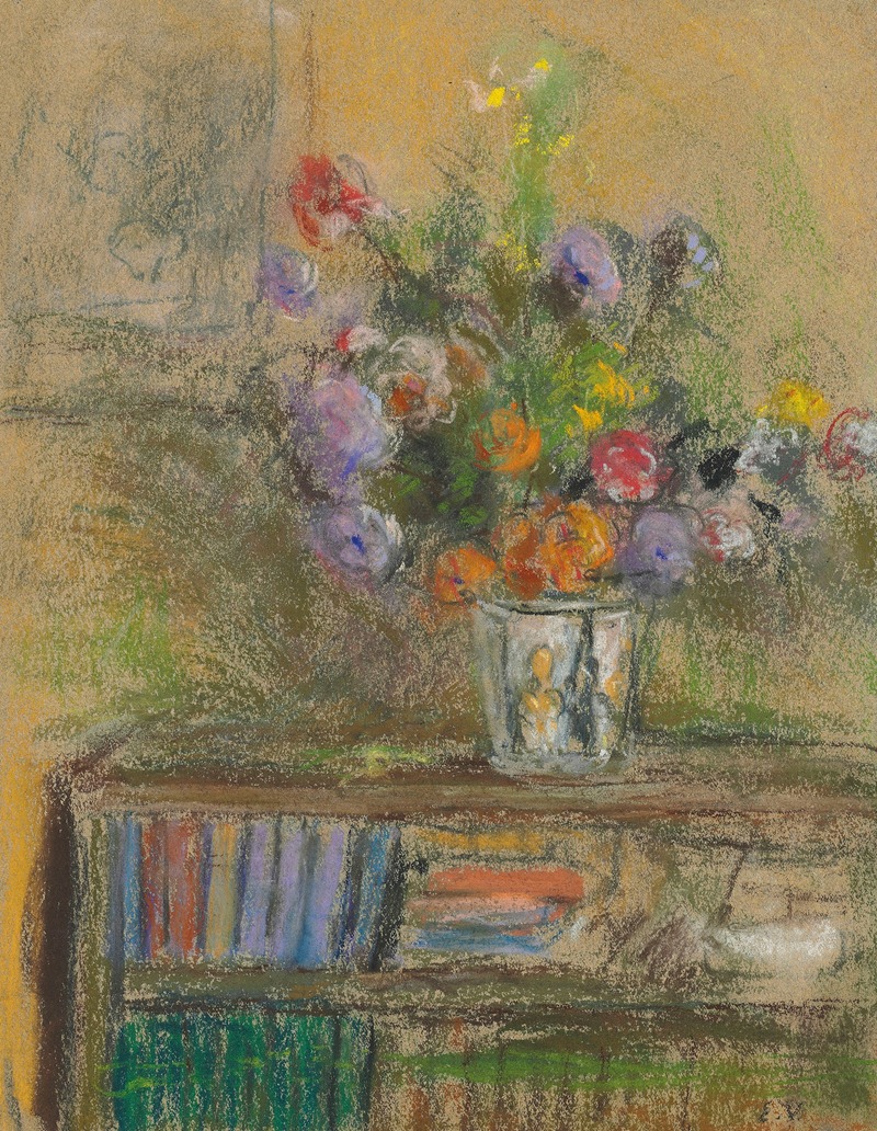 Édouard Vuillard - Nature morte au vase de fleurs