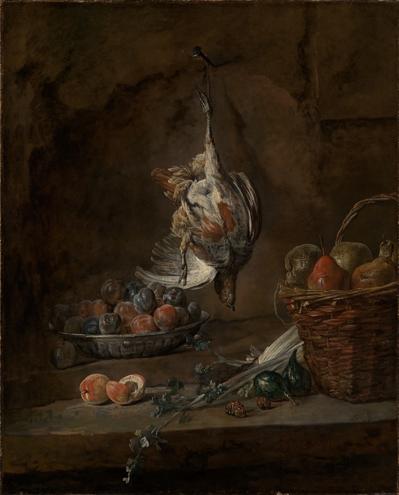 Jean Siméon Chardin - Still life with dead partridge