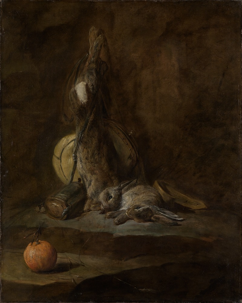 Jean Siméon Chardin - Still life with dead rabbit
