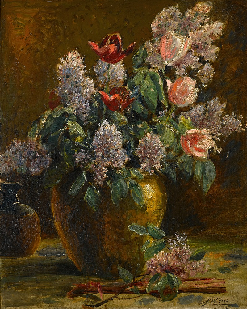 Joseph W. Gies - A floral still life