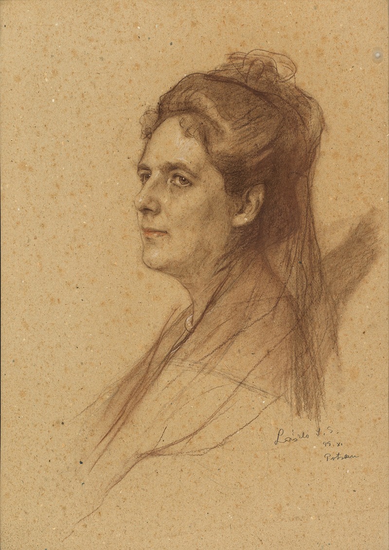 Philip Alexius de László - Portrait of Countess Therese Brockdorff, née von Loën (1846–1924)