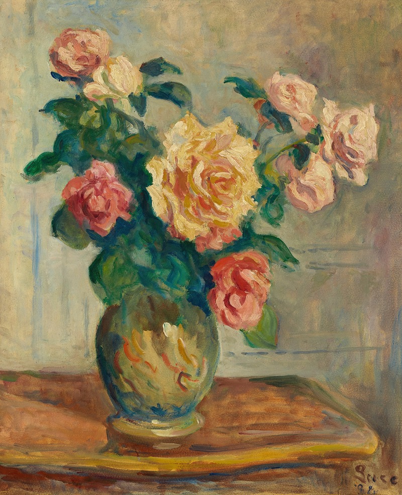 Maximilien Luce - Vase de fleurs