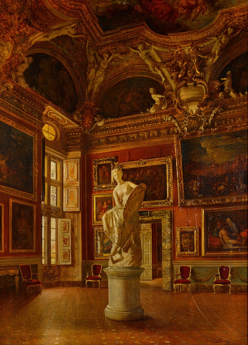 Oreste Costa - Interior of the Pitti Palace