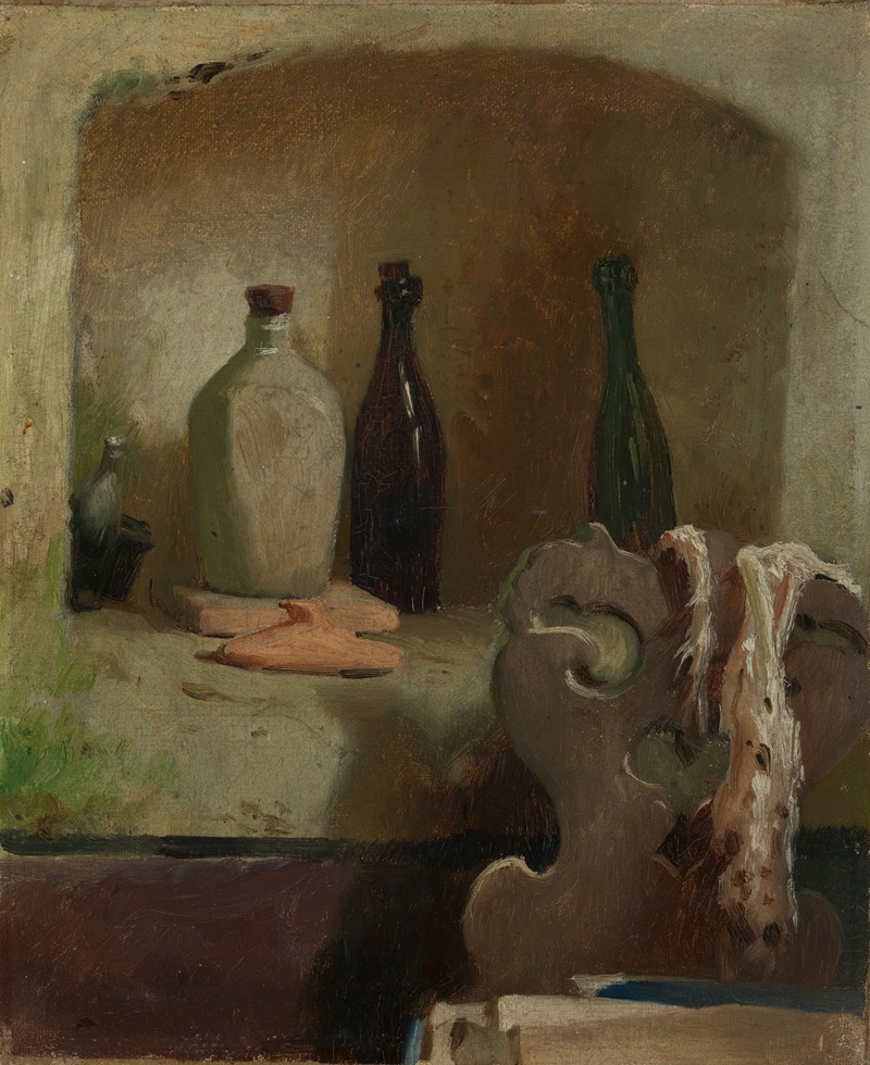 Theodor Poeckh - Stilleben mit Flaschen