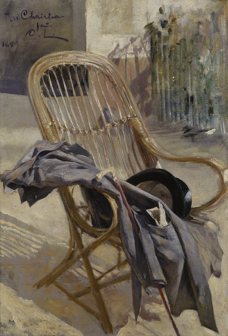 Carl Larsson - Wicker chair. Study for Modern Art