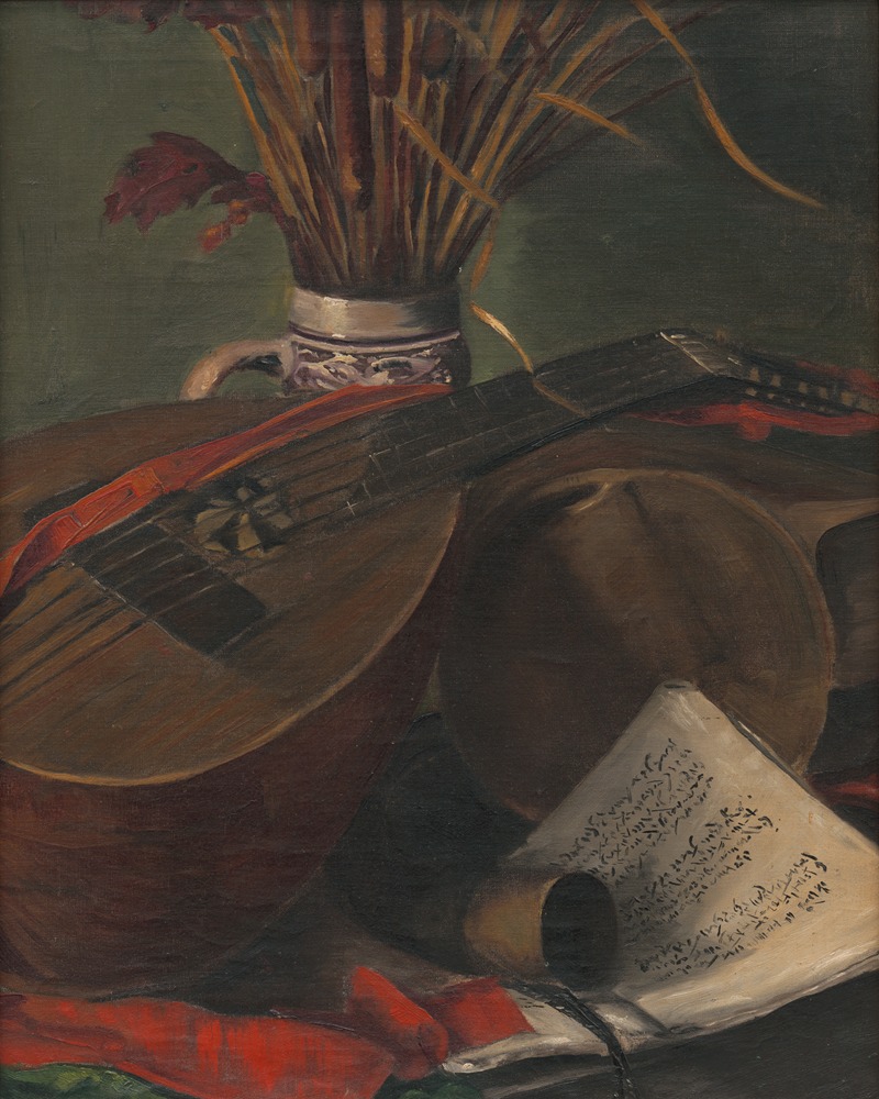 Emil Ballo - Still Life with a Mandolin