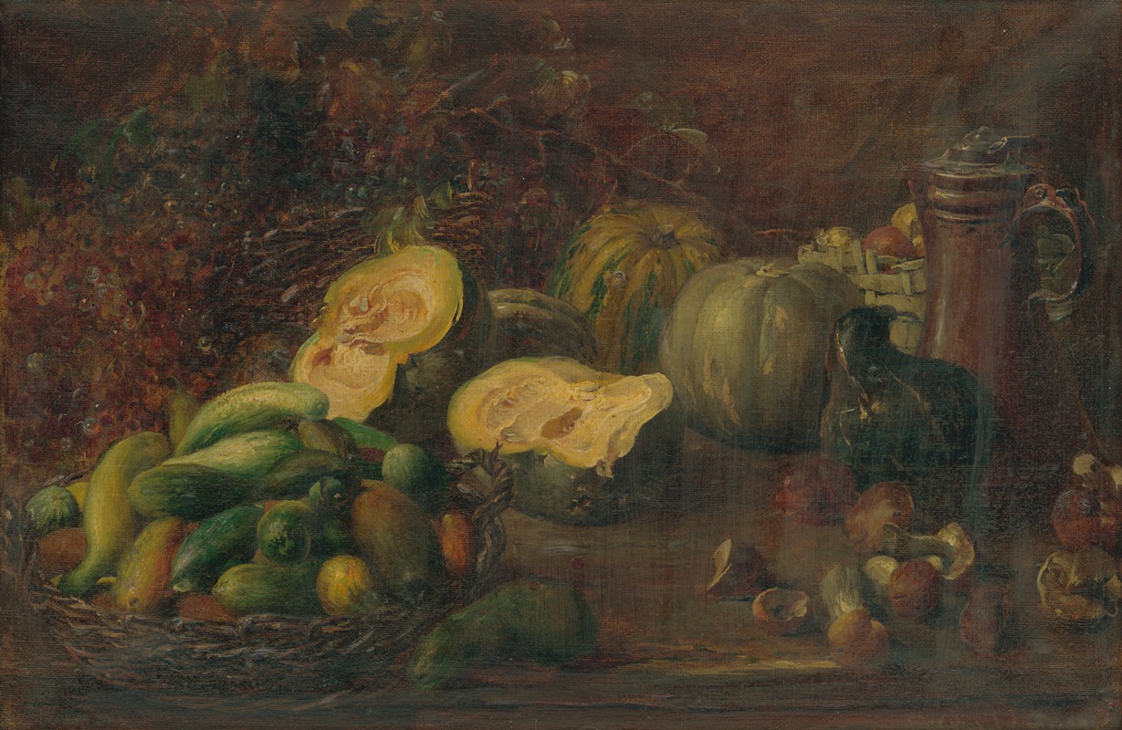 Ferdinand Wagner Jnr. - Zátišie s ovocím a zeleninou