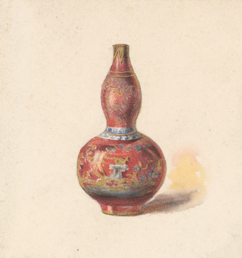Friedrich Carl von Scheidlin - Vase with Red Base