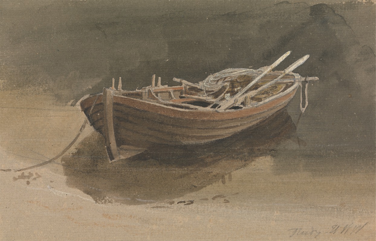 Hugh William Williams - A Rowing Boat