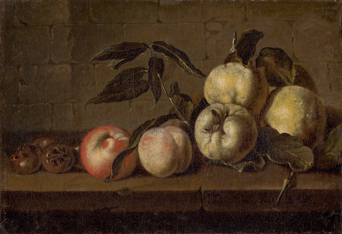 J. Morell   - Still life with fruits