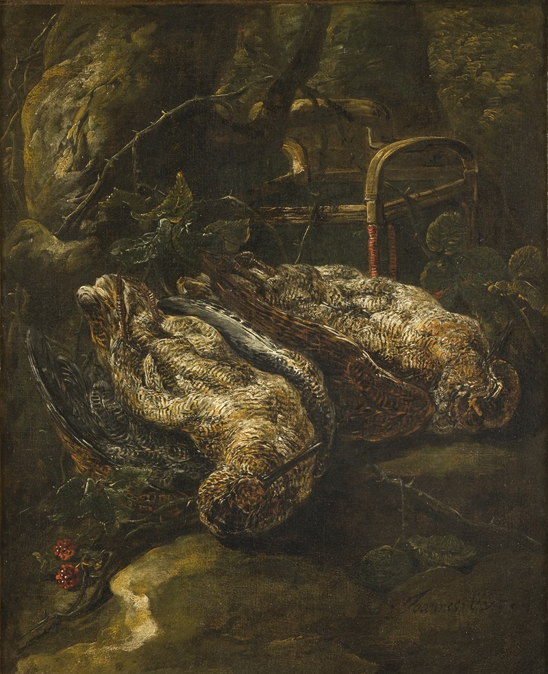 Jan Davidsz de Heem - Still Life with Woodcocks
