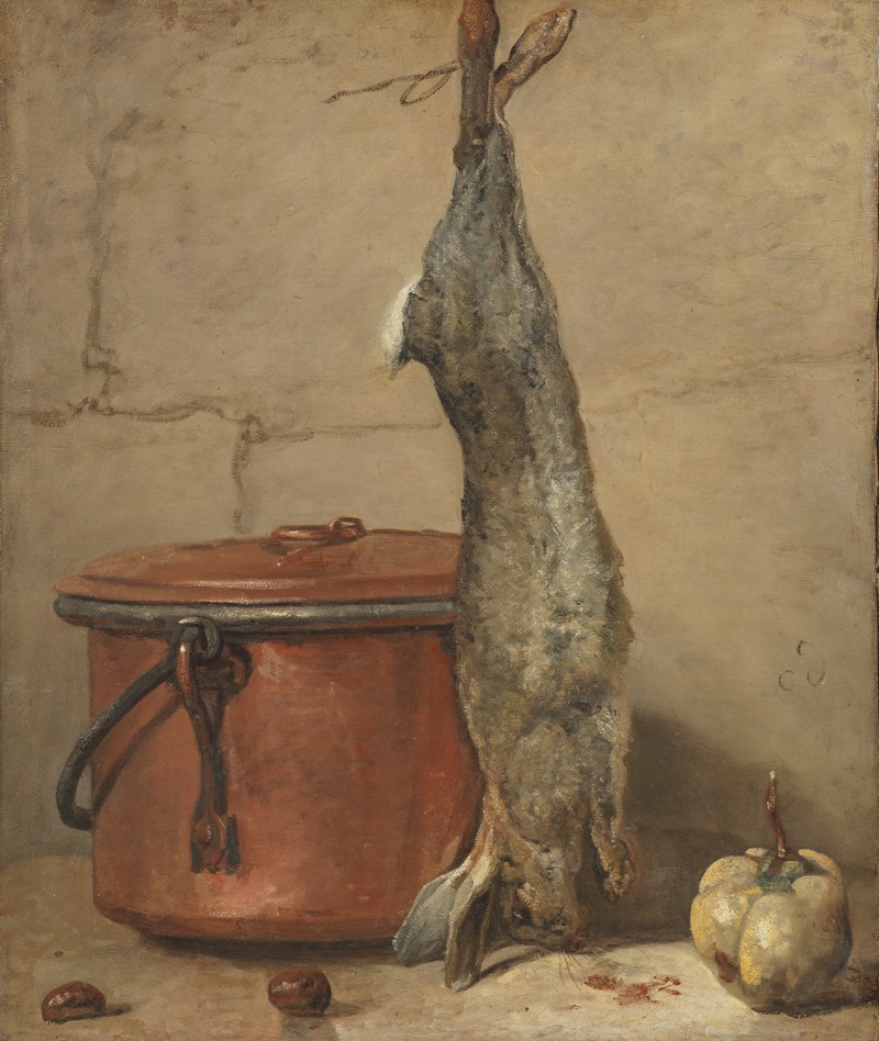 Jean Siméon Chardin - Rabbit and Copper Pot