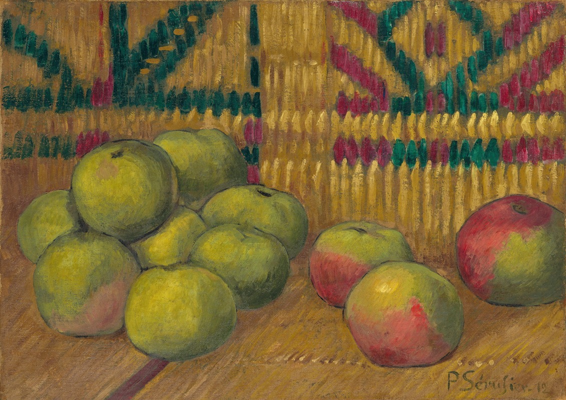 Paul Sérusier - Pommes fond vert